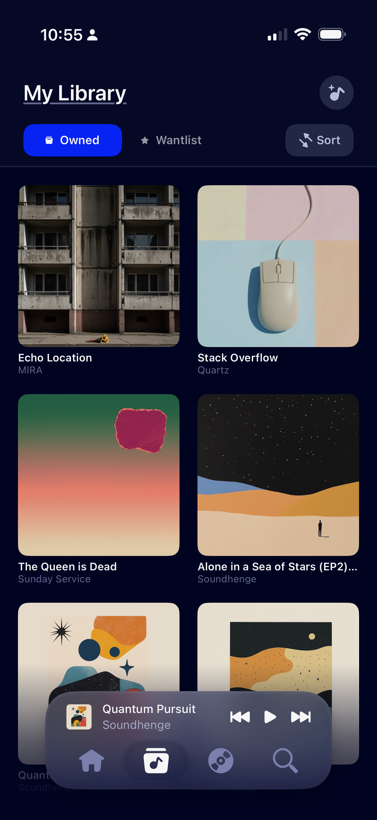 Albums artist detail