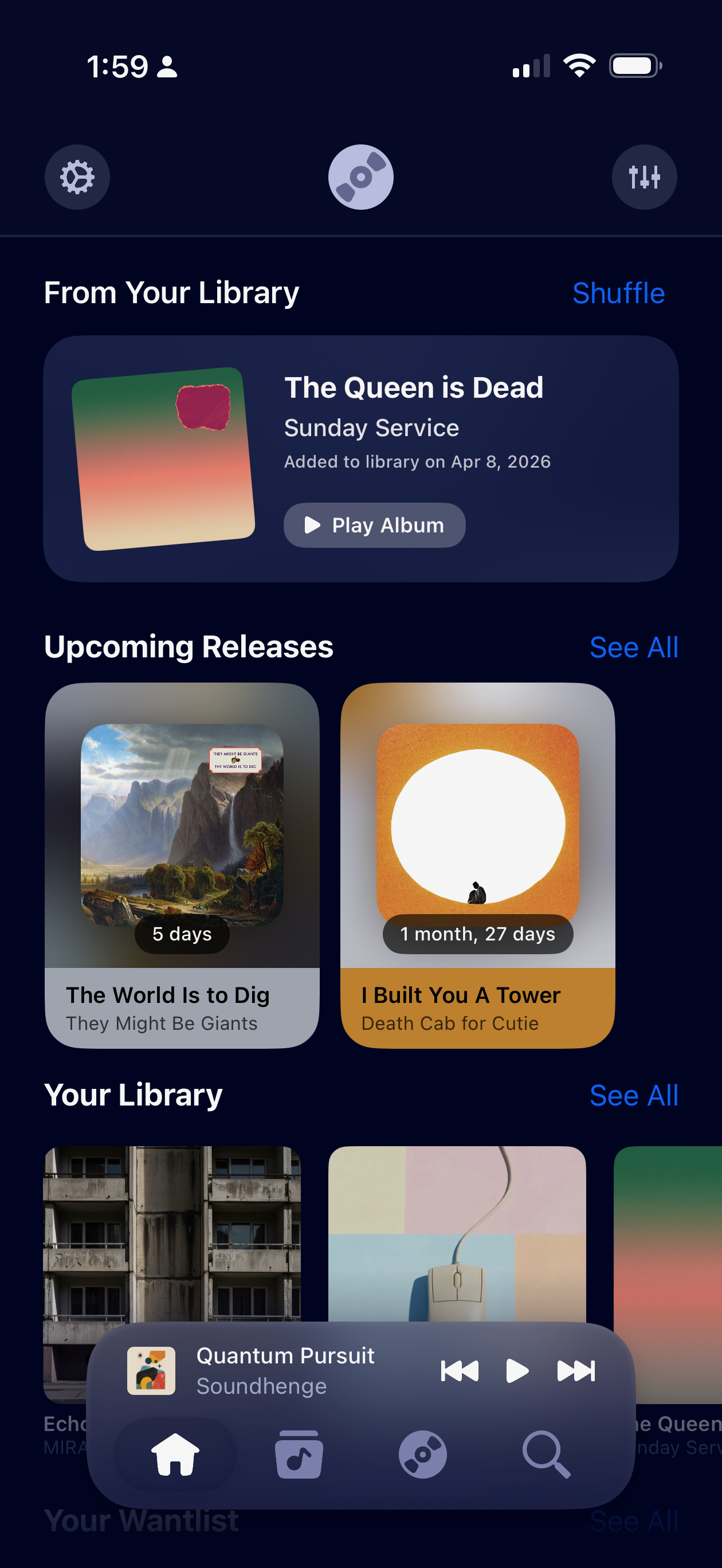 New release tracking